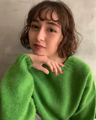 ショート パーマ アンニュイヘア🪽 ayumiのヘアスタイル