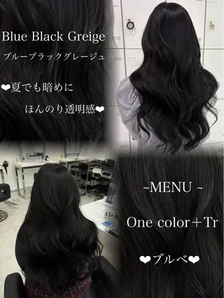ロング カラー 💜RIO/韓国風 寒色・暖色カラー💜のヘアスタイル