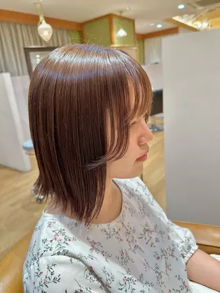 カラー Lita／MIRI ボブ、ロング🍓のヘアスタイル