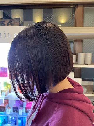 ミディアム ボブカット 佐々木 祐太のヘアスタイル