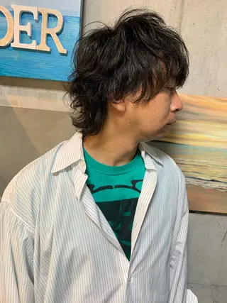 パーマ メンズ Beach 代表 KENTAのヘアスタイル