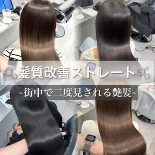 ロング 🫧縮毛矯正🫧 髪質改善RIKU🫧のヘアスタイル