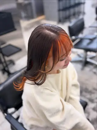 ロング カラー レイヤー sala 推しカラー職人🎀のヘアスタイル