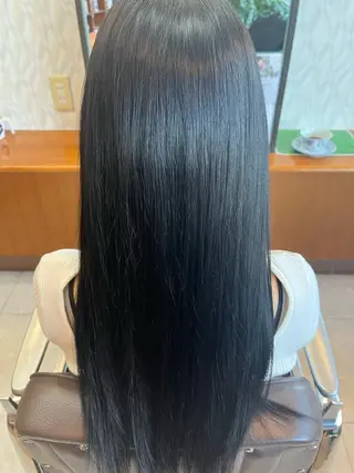 ロング カラー 髪質改善/ストレート /艶髪/熊谷はつなのヘアスタイル