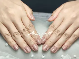 ネイル アヤカ☘️Gloss nailのネイルデザイン