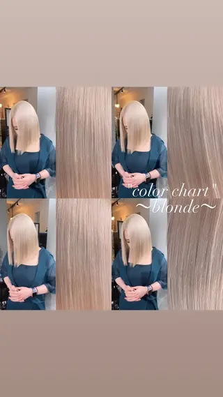 ミディアム カラー 💜ハイトーン💛 マジカルかいちゃんのヘアスタイル