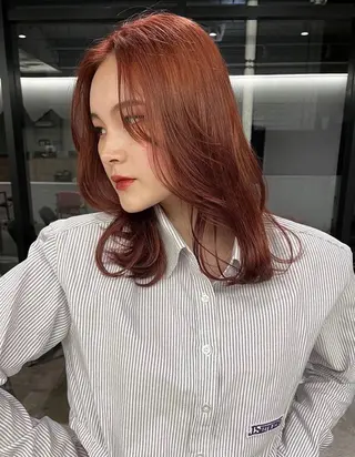 ミディアム カラー yuuna/ レイヤーカット🎀のヘアスタイル