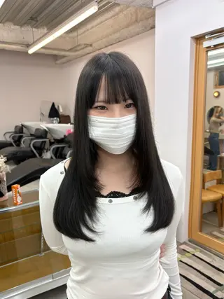 ロング カラー yelm府中 ユリのヘアスタイル