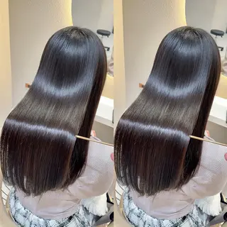 セミロング 縮毛矯正✨🫧 レイヤー川村利幸のヘアスタイル