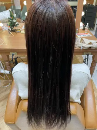 ロング カラー 縮毛矯正/レイヤー taiga🧡のヘアスタイル