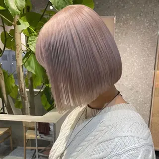 ミディアム カラー 🎀原宿 "ボブ" / カット ナナ🎀のヘアスタイル