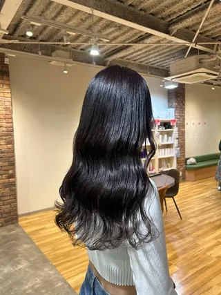 ロング カラー 永田 幸花のヘアスタイル