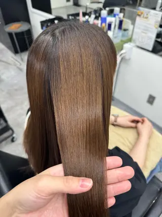 セミロング 髪質改善メニュー 長井 美佐子のヘアスタイル