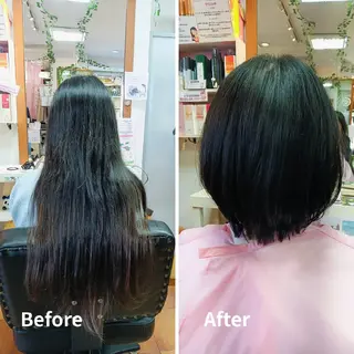 セミロング あや🍀
大人艶カラ ー・縮毛矯正のヘアスタイル