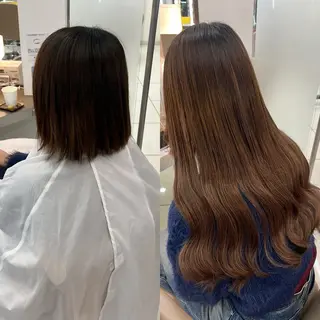 ロング カラー エクステ/大人可愛い カラー🩷RINAのヘアスタイル