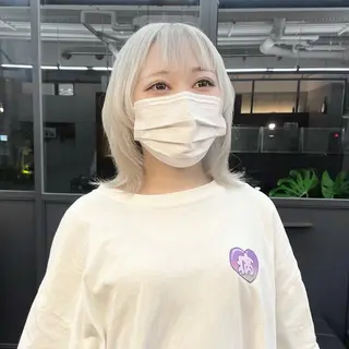 ミディアム カラー メンズ ✂︎ウルフ・ショート ✂︎MIKUNIのヘアスタイル