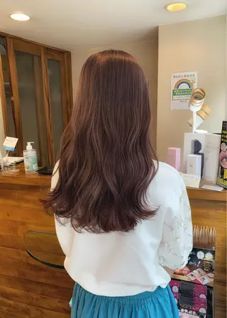 セミロング カラー 矢野 晃平のヘアスタイル