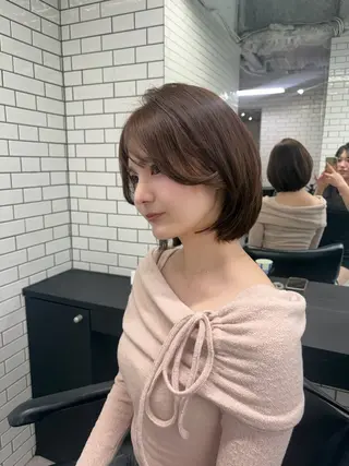 ミディアム RAIRA 福岡韓国ヘア‧₊˚✧のヘアスタイル