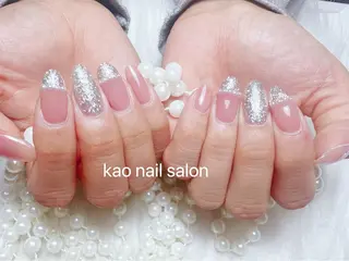 ネイル kao nail マグネット/長さだしのネイルデザイン
