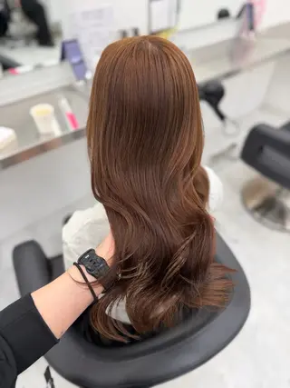ロング カラー ヘアアレンジ 透明感カラー🎀艶髪 Anju/渋谷🎀のヘアスタイル
