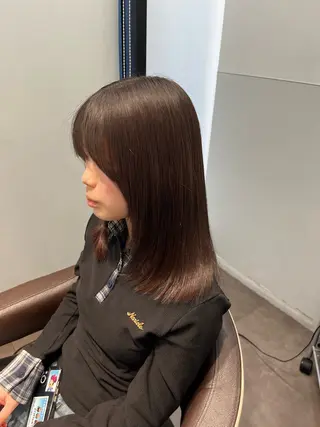 ミディアム 30･40代支持率◎ 白髪ぼかし/うる艶髪のヘアスタイル