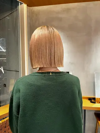 ミディアム ボブ&韓国レイヤー/ 艶カラー♡TOMOEのヘアスタイル