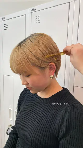 ショート 立野 莉央のヘアスタイル