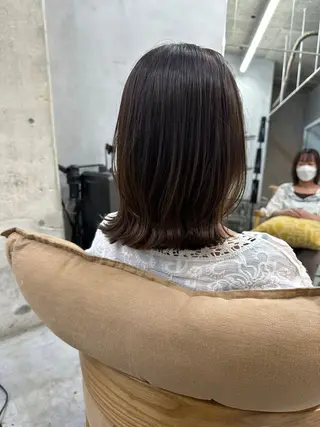ミディアム MUKU ひかるのヘアスタイル