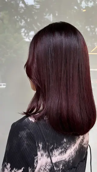 セミロング カラー 🍓ブリーチカラー 🎀nene🍓のヘアスタイル