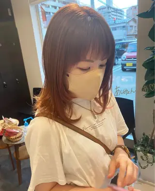 ミディアム カラー 丁寧なカウンセリング 🌱ikumi🌱のヘアスタイル