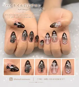 ネイル ハイネイル 自宅サロンのネイルデザイン