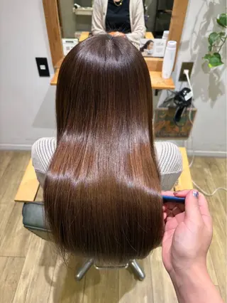 ロング 横浜ヘアメ髪質改善 カラー🎀💘みさきのヘアスタイル
