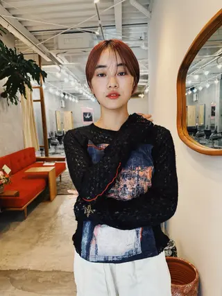 ショート ナガミ ショウのヘアスタイル