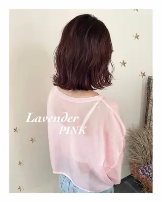 ミディアム カラー 市川 千夏のヘアスタイル
