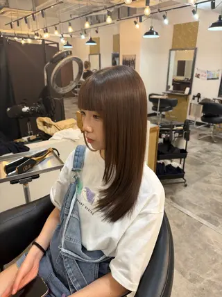 ロング miu ❤︎レディー スモデル募集🌙のヘアスタイル