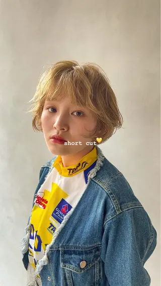 ショート レイヤー特化/渋谷 rinのヘアスタイル