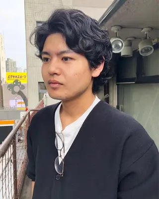 パーマ ヘアアレンジ メンズ メンズ特化✂️栗原 侑也のヘアスタイル