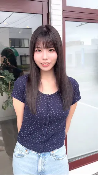 セミロング 似合わせレイヤー 手塚亮汰のヘアスタイル