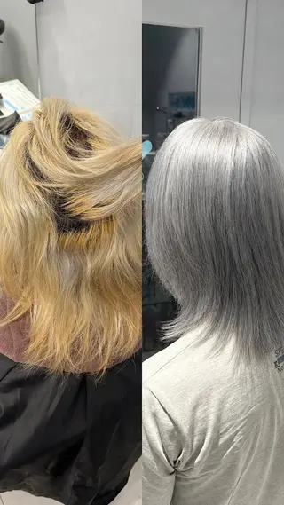 カラー メンズ ブリーチ練習 モデル募集✨️NOAのヘアスタイル