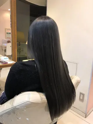 カラー 縮毛矯正/髪質改善 予約はリクエストからのヘアスタイル