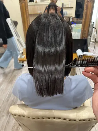 ショート パーマ 美髪縮毛矯正/ 極髪質改善/ヨウスケのヘアスタイル