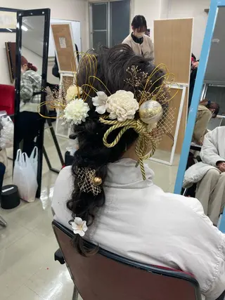 ロング 梅山 美侑のヘアスタイル