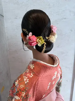 ヘアアレンジ はやしほのか| ヘアセット×カラーのヘアスタイル