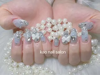 ネイル kao nail マグネット/長さだしのネイルデザイン