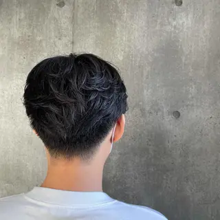 パーマ メンズ もりたみかこ 美容師お休み中のヘアスタイル
