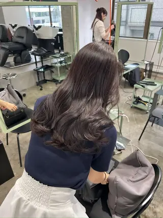 ロング カラー Koto🌿 ブリーチなしカラーのヘアスタイル