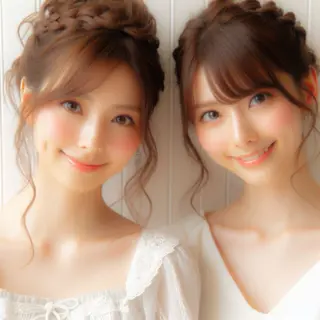 ヘアアレンジ bellegrow ayakaのヘアスタイル