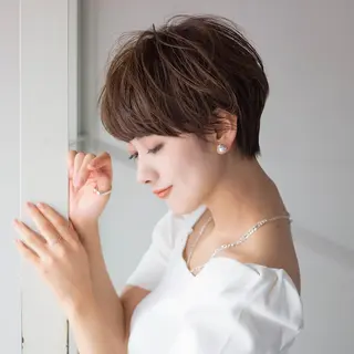 ショート パーマ 浅沼 ゆいのヘアスタイル