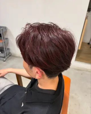 カラー メンズ 渡辺 樹花のヘアスタイル