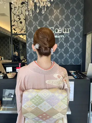 ヘアアレンジ 大口 楓のヘアスタイル